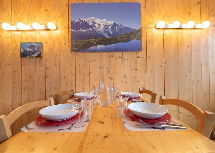 Appartement Posette Vue 5mn Pistes Parking Chamonix